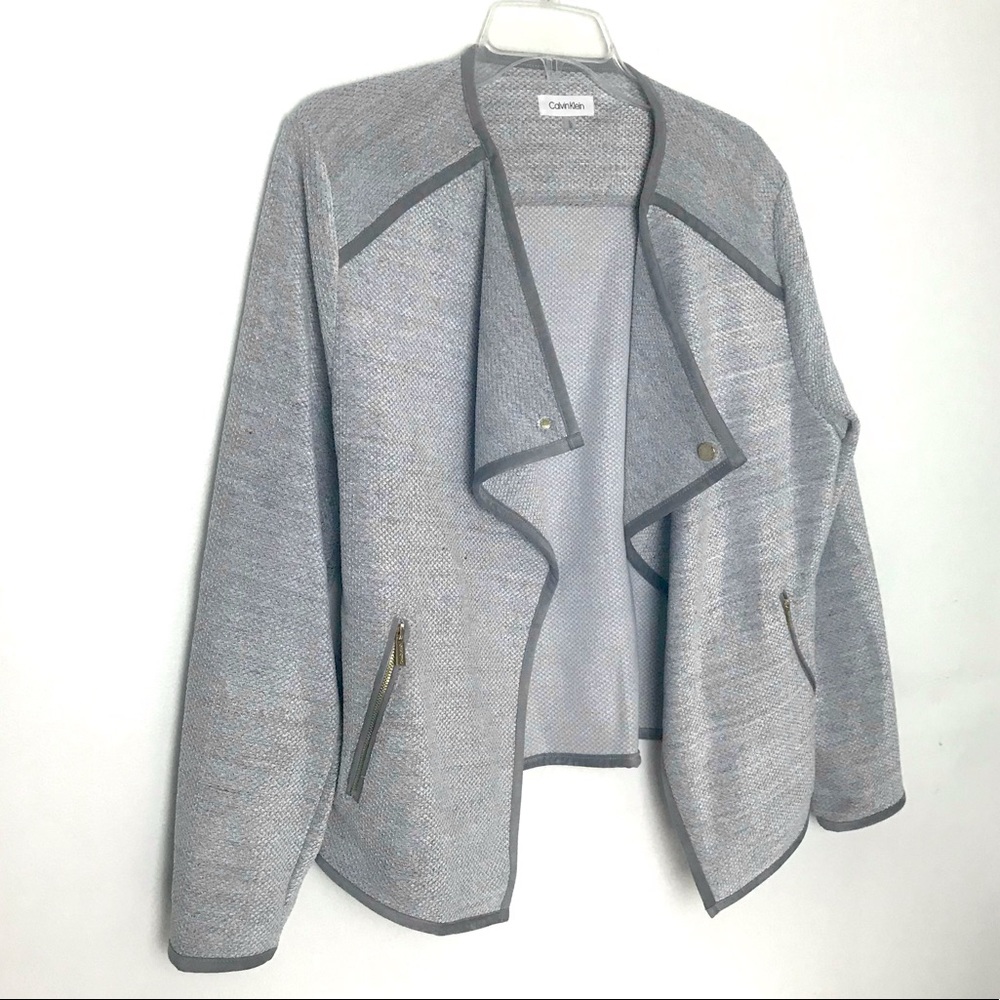 Calvin Klein | Asymmetrical Open Moto Jacket